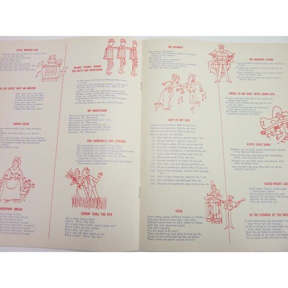 Vintage Sing of the U.S.A. USA with Chevrolet Song Book Advertisement 1964 - Picture 4 of 6